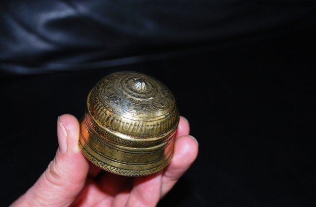 Antique Omani brass pot